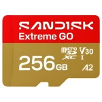 SanDisk Extreme GO microSDXC 256 GB / Pamäťová karta / čítanie 240 MB/s / zápis 160 MB/s (SDSQXGN-256G-GN6MN)