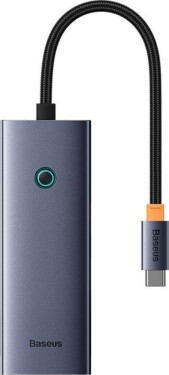 Baseus Hub 5w1 Baseus UltraJoy 5-Port (1xHDMI4K@30Hz + 4xUSB 3.0) Sivý