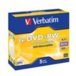 Verbatim 5ks DVD+RW 4.7GB 4x / JewelCase (43229)