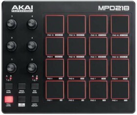 AKAI MPD 218 Pad kontrolér MIDI USB čierna / mixážny pult (MPD218)