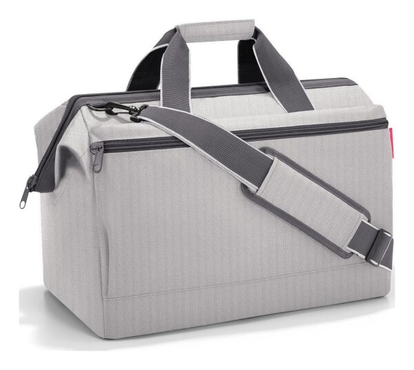 Cestovná taška Reisenthel Allrounder L Pocket Herringbone Grey