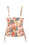 Swimwear Paradise Balcony Tankini pink tropical SW1631