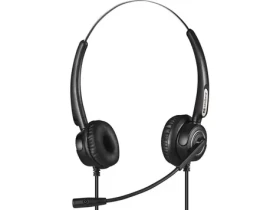 Sandberg Headset Pro Stereo čierna / slúchadlá s mikrofónom / USB + RJ9/11 (126-30)