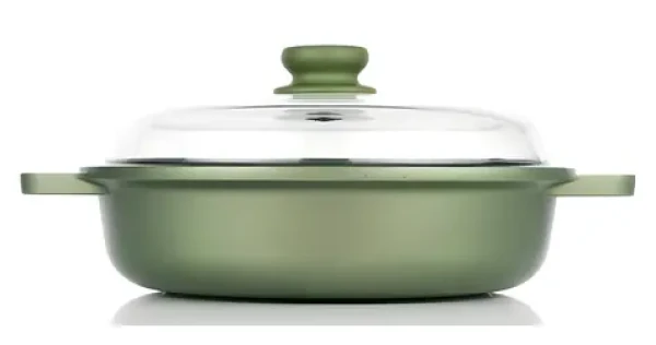 Risoli DR GREEN / Kastról s pokrievkou / 28 cm / 3 l / liaty hliník (00099DR/28GS)
