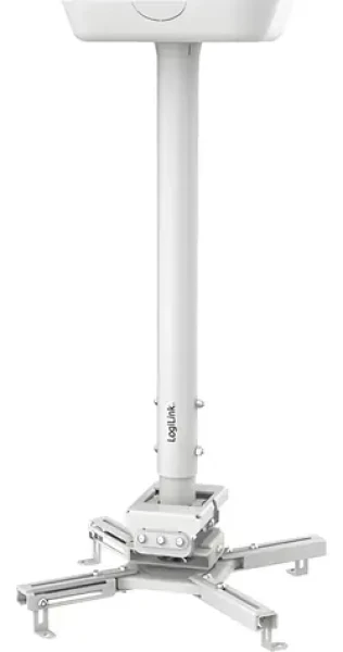 LogiLink BP0157 biela / Stropný držiak projektora / 595-895 mm / do 35 kg (BP0157)