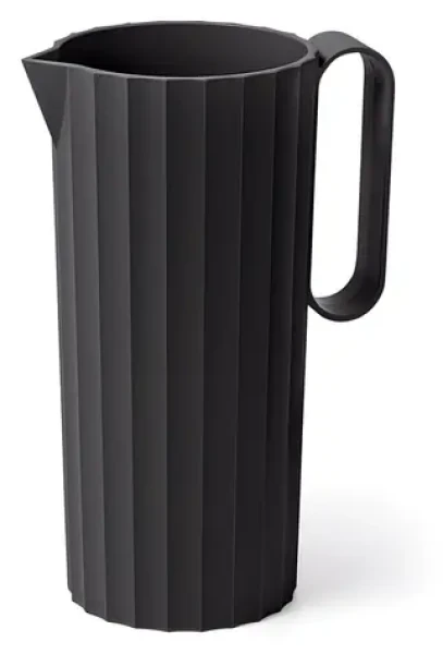 BlimPlus Hydria čierna / Karafa / 1,7 l / výška 24 cm / bez BPA