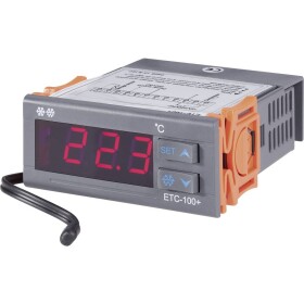 VOLTCRAFT ETC-100+ termostat NTC10K -40 do +120 °C relé 10 A (d x š x v) 88 x 75 x 34.5 mm; 196979