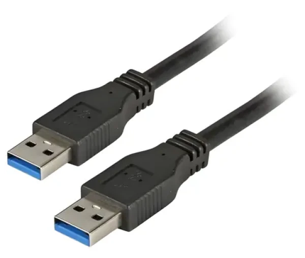 EFB čierna / USB kábel AA / USB 3.0 5 Gbit/s / 1,8 m (K5210SW.1,8)