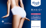 Dámske nohavičky Sloggi Basic+ Midi 2P biele WHITE 40
