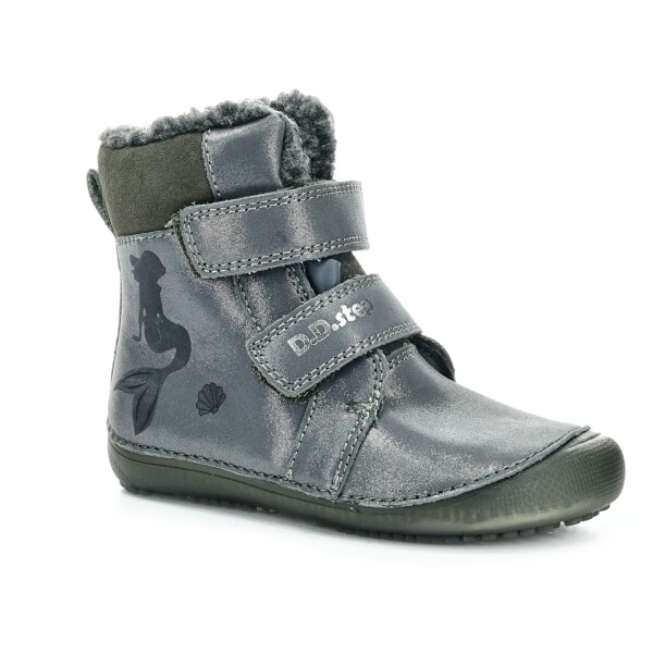 D.D.Step DDStep W063-52263A tmavo šedé zimné barefoot topánky 28 EUR