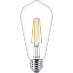 Philips Lighting 76305300 LED En.trieda 2021 E (A - G) E27 špeciálny tvar 7 W = 60 W teplá biela (Ø x d) 6.4 cm x 14 cm 1 ks; 76305300