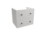 Kúpeľňová skrinka pod umývadlo Naturel Forli 60x45x46 cm biela FORLI60BI FORLI60BI
