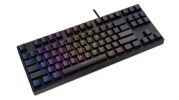 KRUX Atax Pro RGB čierna / Herná klávesnica / Drôtová / USB / Outemu spínač / US layout (KRX0040)