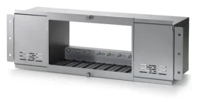 LevelOne POC-4001 / Rack skriňa pre mediakonvertory / 19" 4U / 8 pozícií / 2 ventilátory (POC-4001)