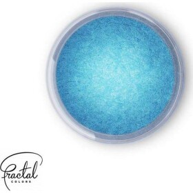 Dekoratívna prášková perleťová farba Fractal - Crystal Blue (2,5 g) - dortis - dortis