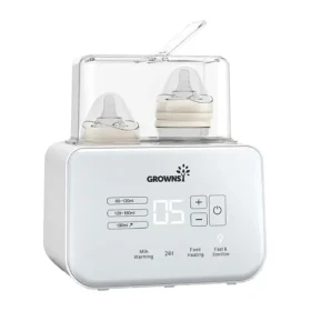 Grownsy W3 biela / Ohrievač fliaš / 8v1 / parná sterilizácia / 250 W / do 400 ml (W3grownsy)