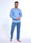Cornette 124/188 Strong 2 long/r S-2XL pánske pyžamo modrá S