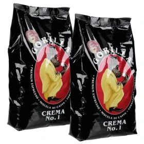 Joerges Gorilla Crema No.1 2 Kg Beans Set / Zrnková káva / 100% Arabica / Vákuové balenie (4770364248832)