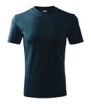 Klasické tričko unisex tmavomodré L