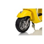 Mamido Detský elektrický skúter Vespa ROMA žltý