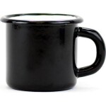 Belis Smaltovaný hrnček 8 cm/0,35 l čierny/biely, vyrobené pre BELIS/SFINX - Belis - Belis