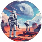 Jedlý papier Star Wars bojovníci 19,5 cm - Pictu Hap - Pictu Hap