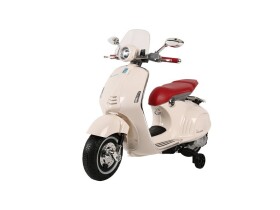Mamido Detský elektrický skúter Vespa GTS biela