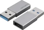 4smarts USB-A - USB-C sivá / Adaptér (540275)