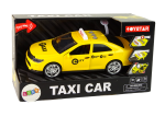 Elektrické autíčko Taxi 1:14 Svetlá Zvuky Žlté