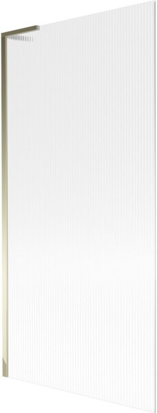 MEXEN/S - Next L vaňová zástena FIX 90 x 150, prúžky, zlatá 895-090-000-03-09-50