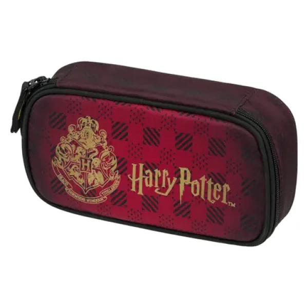 BAAGL Školský peračník etue Harry Potter Bradavice vínový (A-35394)