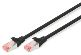 Digitus CAT 6 S/FTP čierna / Patch kábel / 3 m / RJ-45 / LSZH / 250 MHz (DK-1644-030/BL)