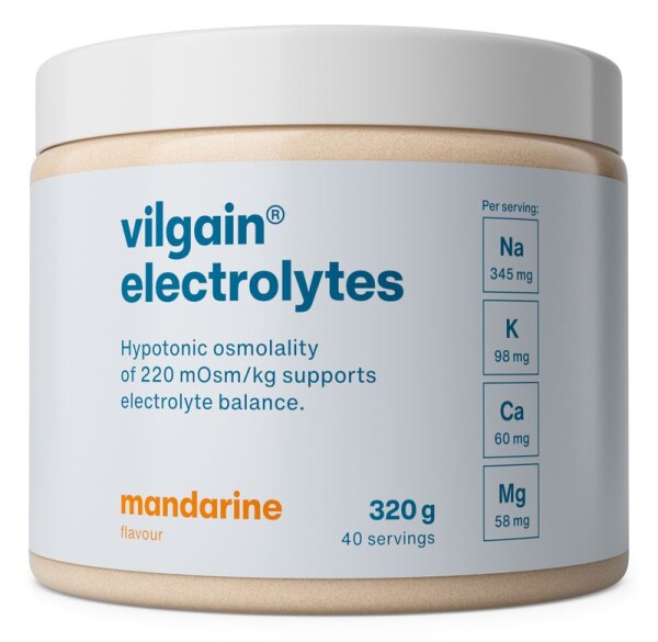 Vilgain Elektrolyty – 3× mandarínka 320 g