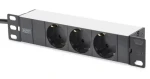 Digitus 10" Sada 1 svetlo šedá / Nástenný rozvádzač / 6U / šírka 254 mm / nosnosť 30 kg / IP20 (DN-10-SET-1)
