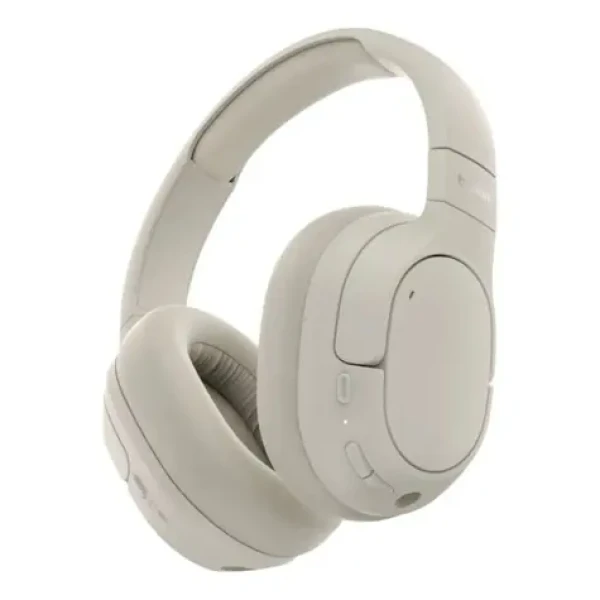 Belkin SOUNDFORM Isolate Noise Cancelling bezdrôtové slúchadlá béžové / mikrofón / Bluetooth 5.4 / ANC / výdrž až 60 hod (AUD008hqSA)