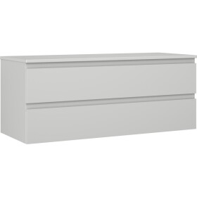 MEXEN/S - Orio kúpeľňová skrinka pod umývadlo 120 cm s doskou, 2 zásuvky, sivá mat 91A10-12047-2-BFFC62