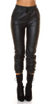 Sexy faux leather pants Jogger Style black