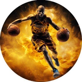 Jedlý papier basketbalistu 19,5 cm - PICTURE - PICTURE
