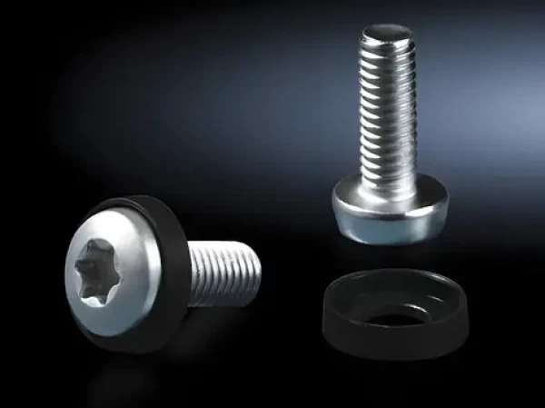 Rittal Skrutky M5 16 mm strieborné / Skrutky do racku / M5 / 16 mm / 50 ks (7094130)