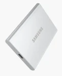 Samsung T7 Resurrected 4TB strieborná / Externý SSD / R: 1050 MB/s W: 1000 MB/s / USB-C / AES 256-bit / 3y (MU-PD4T0G/WW)