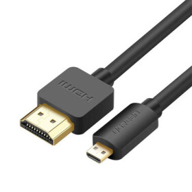 Ugreen HD127 Kábel Micro HDMI - HDMI (MM) 4K 3D 1.5m čierna (30102)