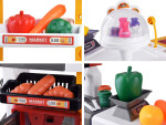 Mamido Veľký obchod supermarket cukráreň kaviareň + vozík príslušenstvo ZA4638