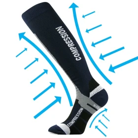 VOXX Signal kompresné ponožky tmavomodré 1 pár 35-38 103451