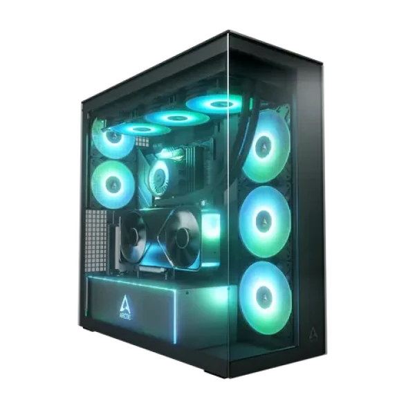 ARCTIC Xtender VG Premium zrkadlová čierna / PC skriňa / Bez zdroja / tvrdené sklo (ACPCC00019A)