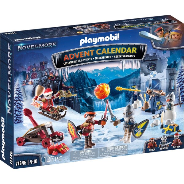 Playmobil® Novelmore 71346 Adventný kalendár Boj na snehu