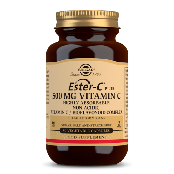 Solgar Ester C Plus 500mg 50 caps.