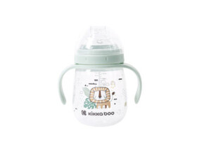 KikkaBoo Hrnček so silikónovým náustkom 240ml 6m+ Savanna Mint (31302030062KB)