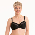 Podprsenka s kosticami Eloise . 5294 black - RosaFaia 001 black 85C