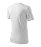 Klasické tričko unisex biele S