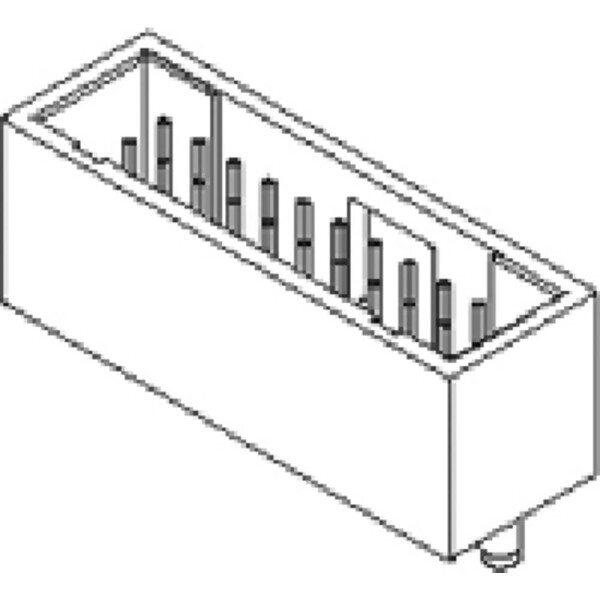 Molex pinová lišta (štandardná) 713490037 1 ks; 713490037